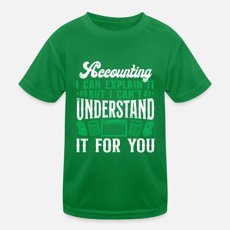 Comptable Comptable Comptable Comptabilité T-shirt sport Enfant