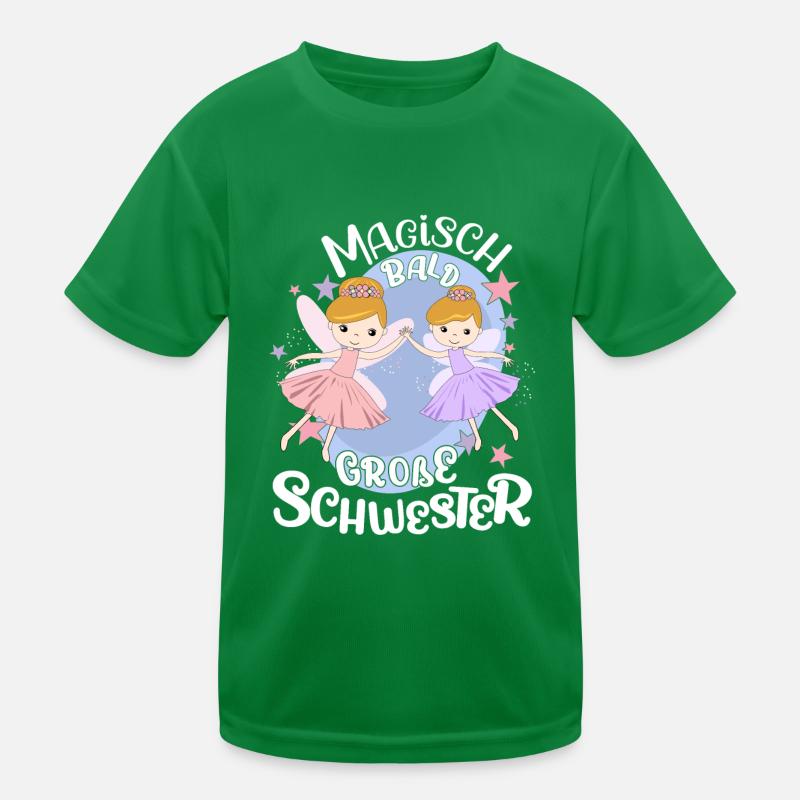 Große Schwester Fee werdende große Schwester Kinder Funktions-T-Shirt