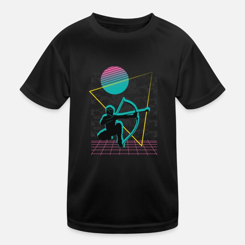 Vaporwave Arrowtag Kids Functional T-Shirt