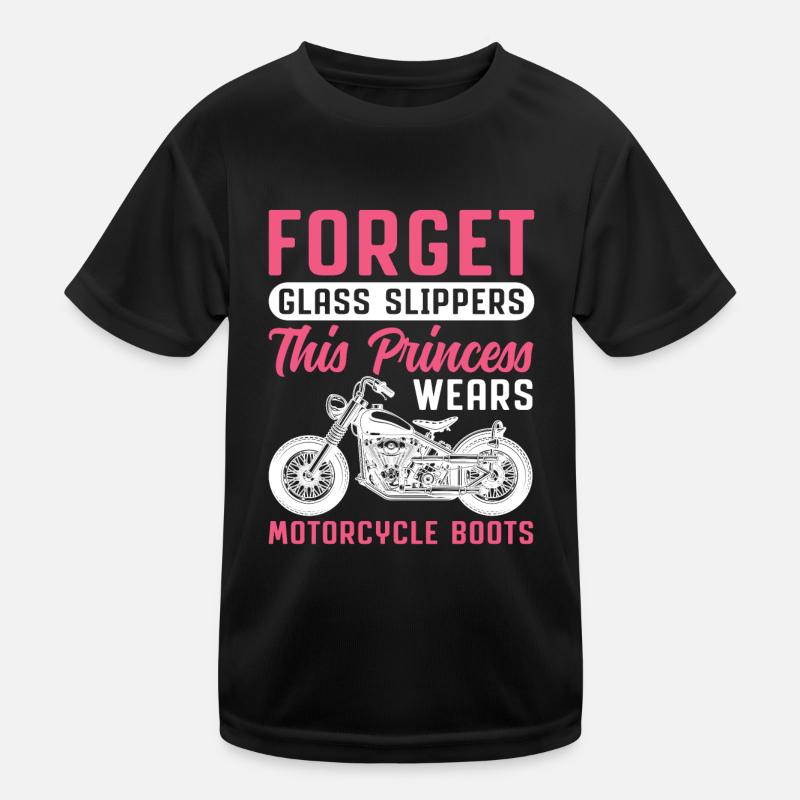 Vergessis High Hells Diese Prinzessin Trägt Stiefe Kinder Funktions-T-Shirt