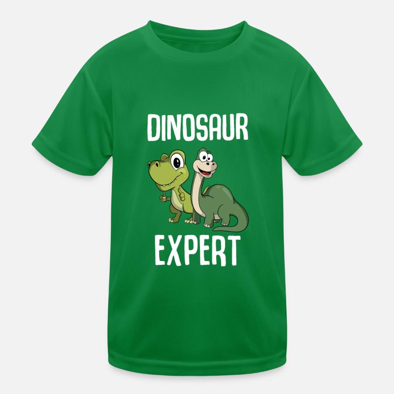 Dinosaurier Experte - Cartoon Dinosaurier Kinder Funktions-T-Shirt