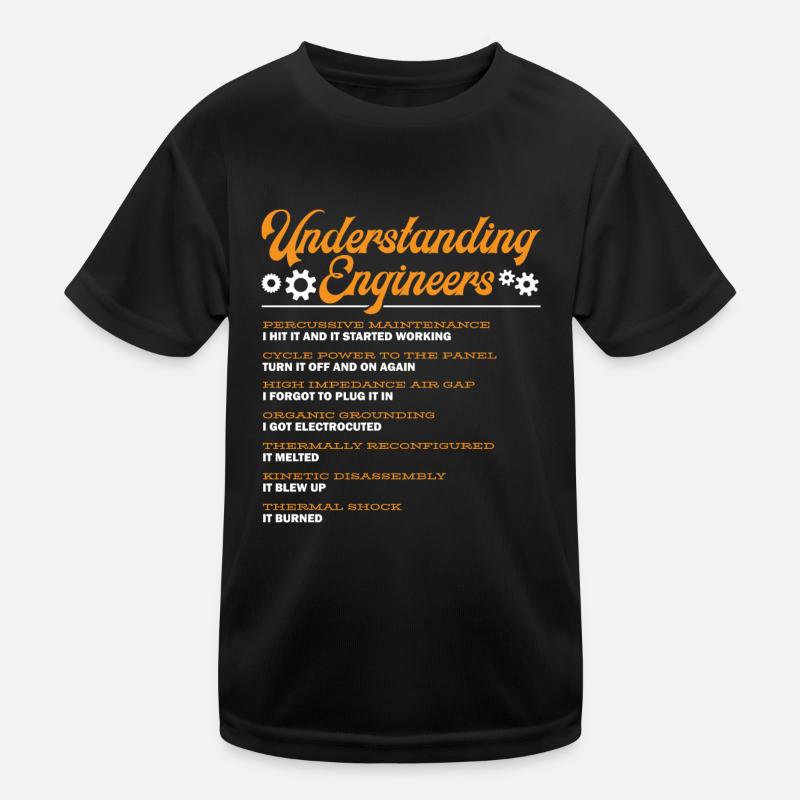 Ingenieure Verstehen, Engineering Kinder Funktions-T-Shirt