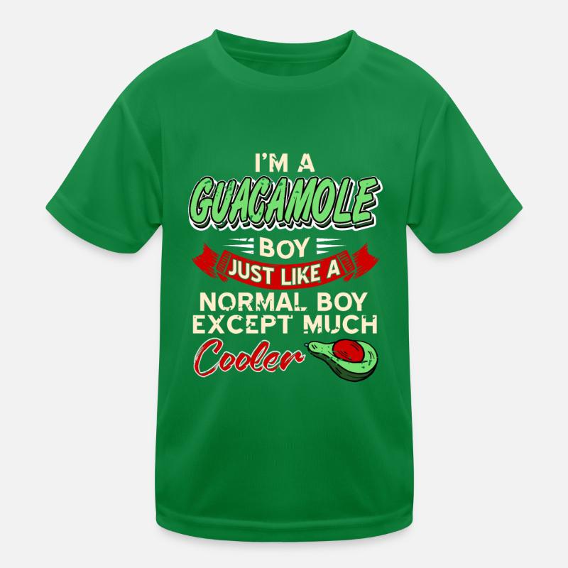 Je suis un garçon guacamole comme un garçon normal mais plus cool T-shirt sport Enfant