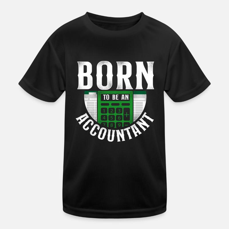 Accountant Bookkeeper Accounting Kids Functional T-Shirt
