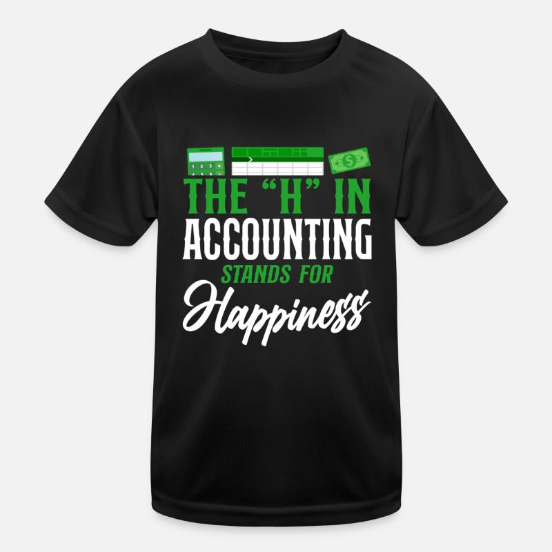 Accountant Bookkeeper Accounting Kids Functional T-Shirt