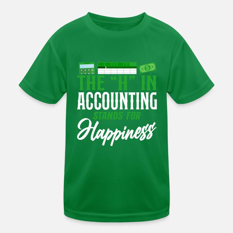 Accountant Bookkeeper Accounting Kids Functional T-Shirt