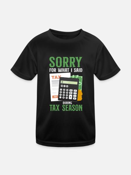 Comptable Comptable Comptable Comptabilité - T-shirt sport Enfant - noir - Devant