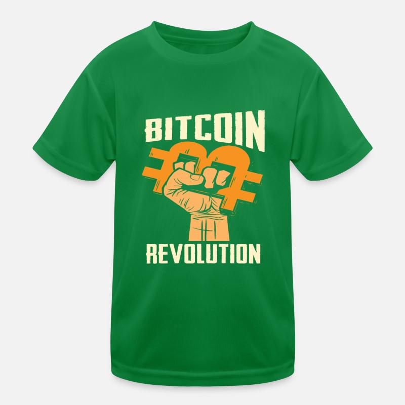 Révolution Bitcoin T-shirt sport Enfant