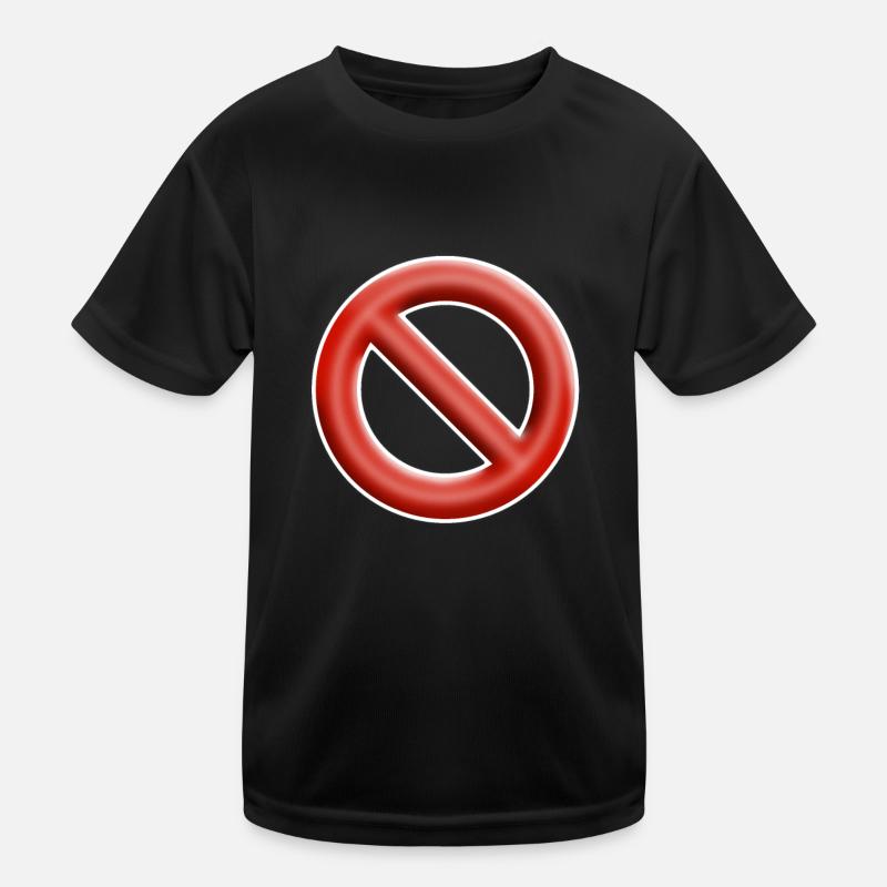 funny stop sign Kids Functional T-Shirt