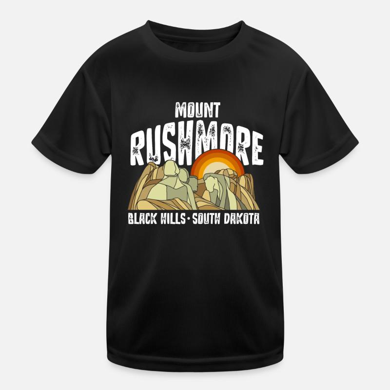 Mount Rushmore, Black Hills Dakota du Sud T-shirt sport Enfant