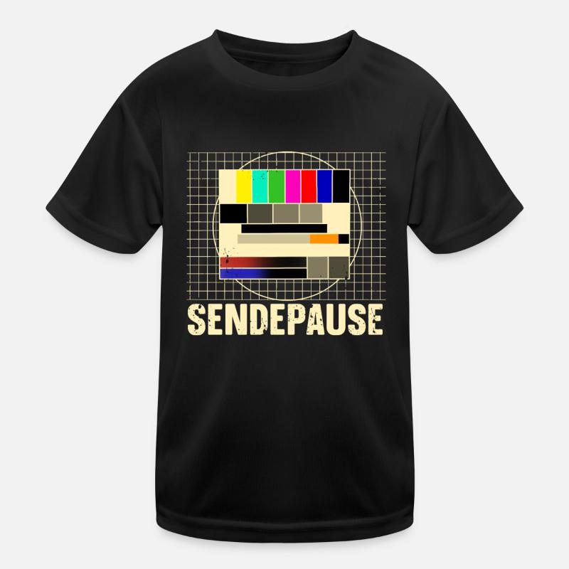 Testbild Sendepause Kinder Funktions-T-Shirt