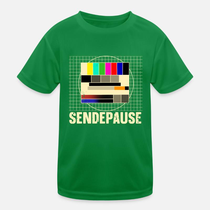 Testbild Sendepause Kinder Funktions-T-Shirt