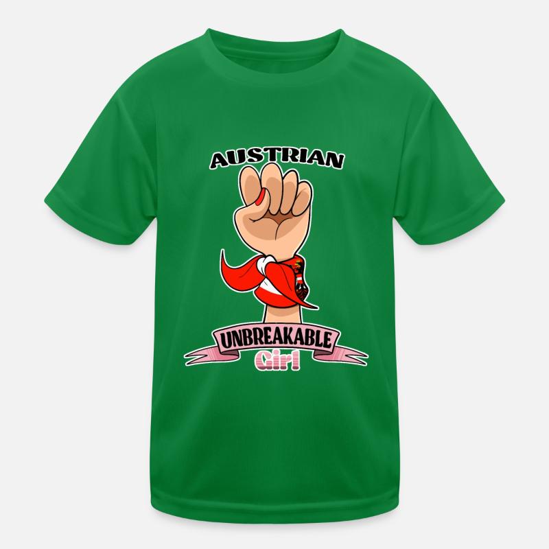 Austrian Girl Unbreakable I Austrian Heritage I Kinder Funktions-T-Shirt