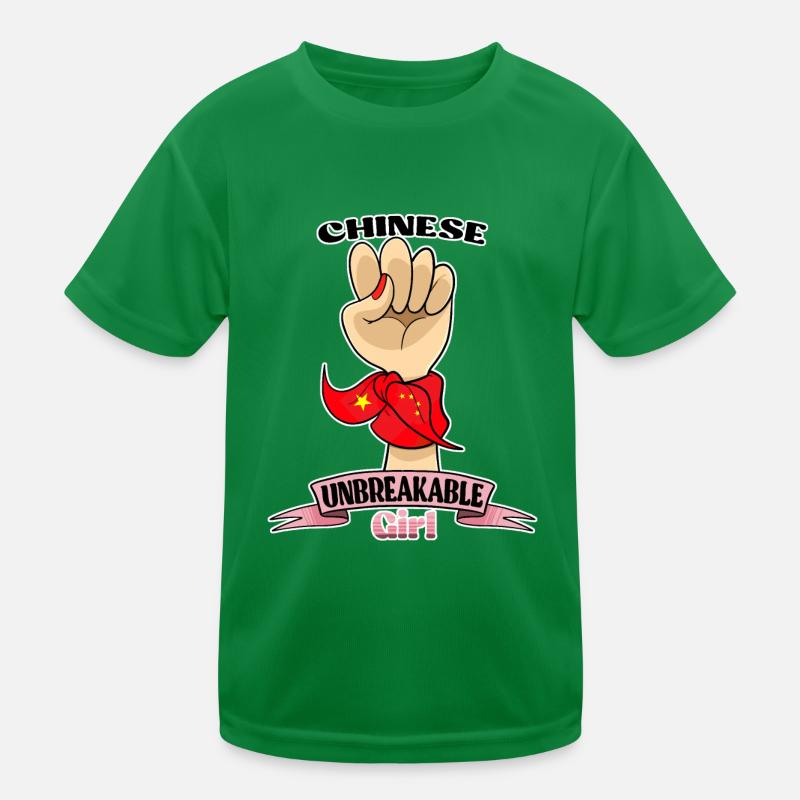 Fille chinoise incassable I Héritage chinois I T-shirt sport Enfant