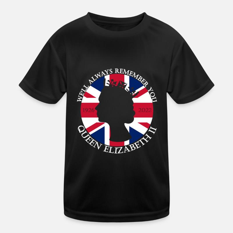 RIP Queen wir werden uns immer an dich erinnern Kinder Funktions-T-Shirt