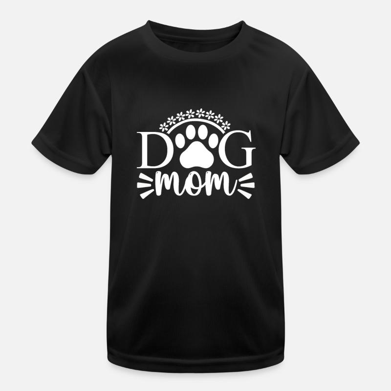 Maman chien T-shirt sport Enfant