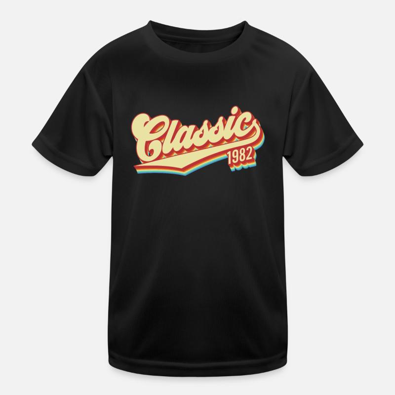 1982 Geburtstag Kinder Funktions-T-Shirt