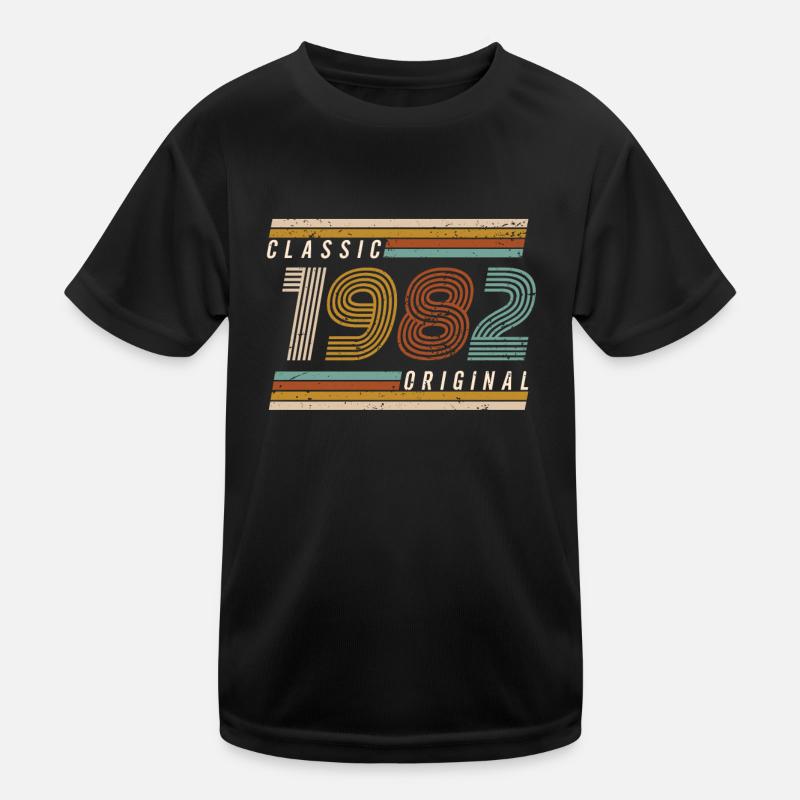1982 Anniversaire T-shirt sport Enfant