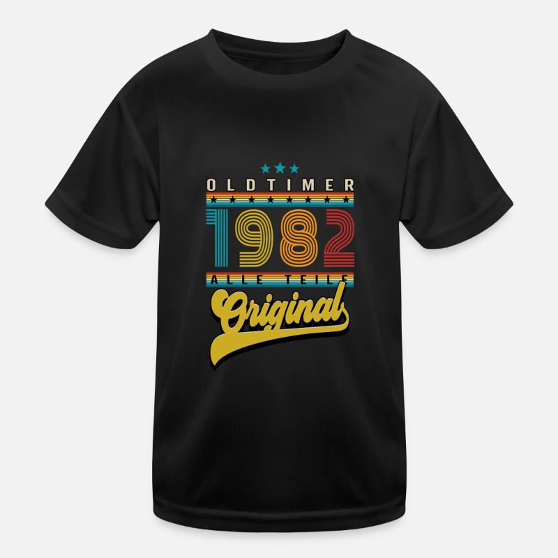 Anniversaire Oldtimer 1982 T-shirt sport Enfant