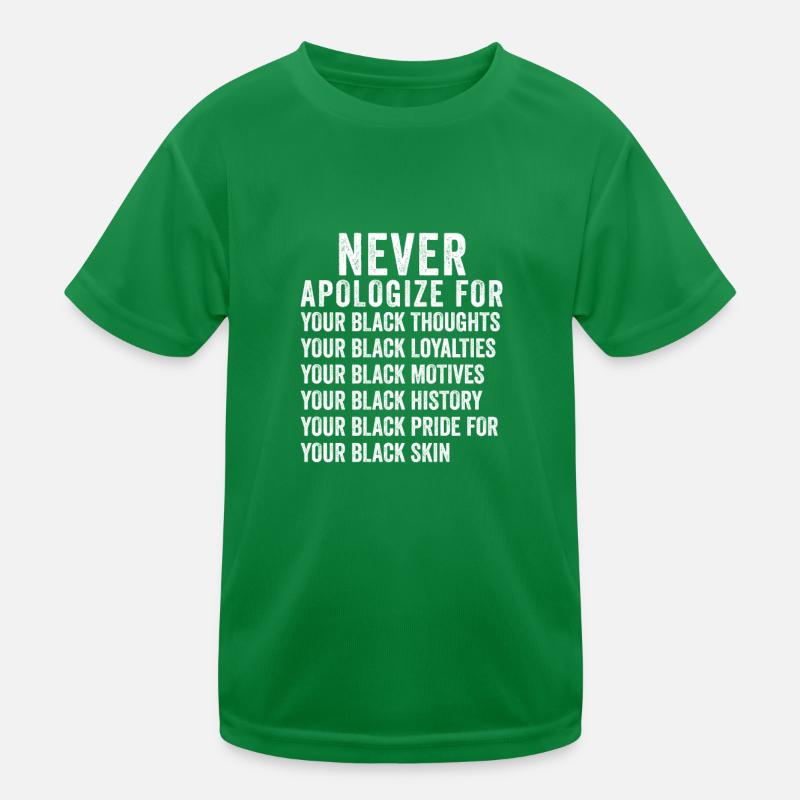 Black History Kids Functional T-Shirt