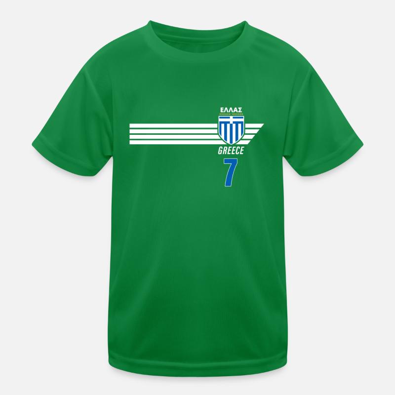 Grèce Hellas Grèce Football grec T-shirt sport Enfant