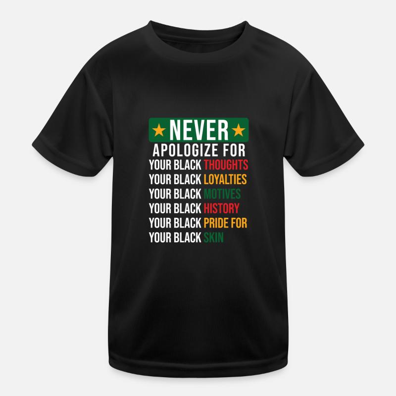 Black History Kinder Funktions-T-Shirt