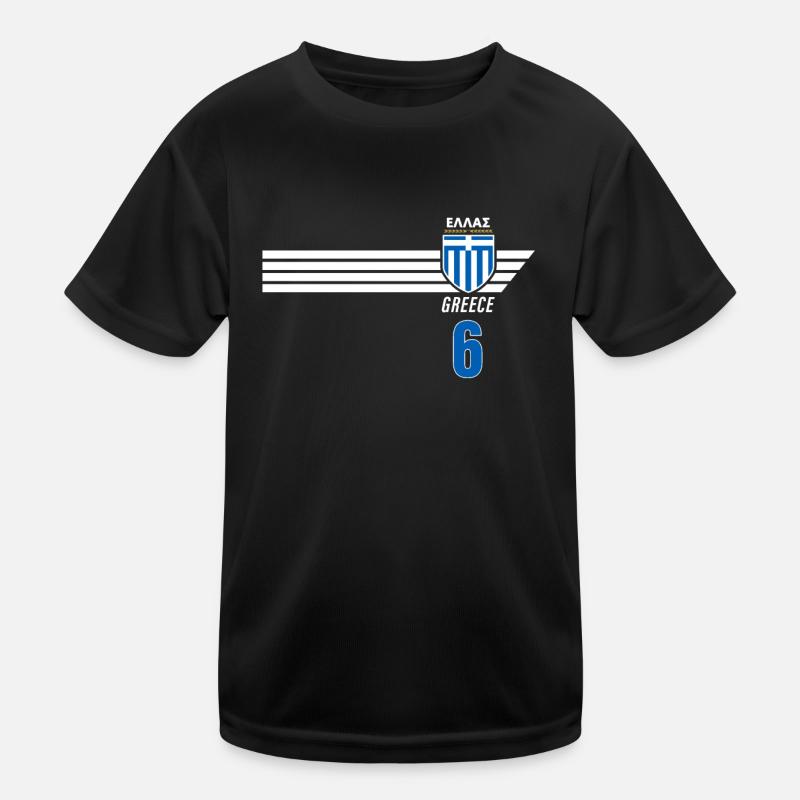 Grèce Hellas Grèce Football grec T-shirt sport Enfant