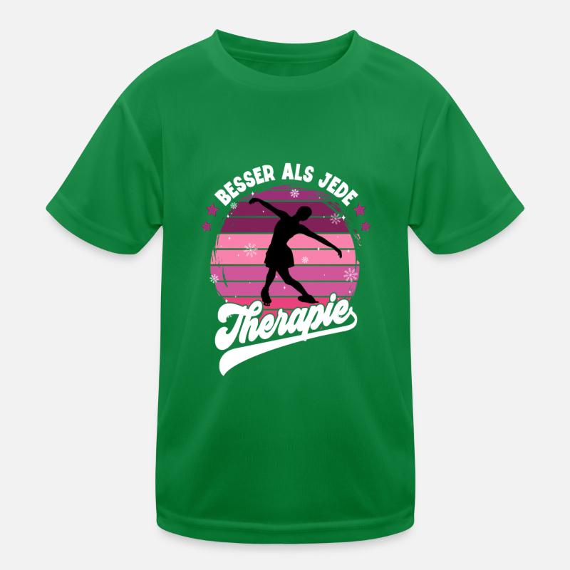 Eislaufen Kinder Funktions-T-Shirt