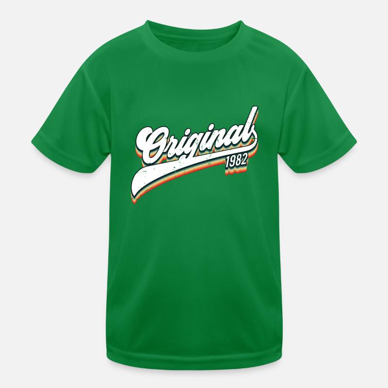 1982 Geburtstag Kinder Funktions-T-Shirt