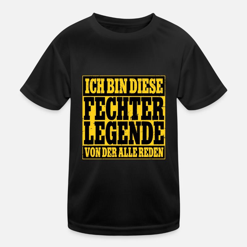 Fechten Kinder Funktions-T-Shirt