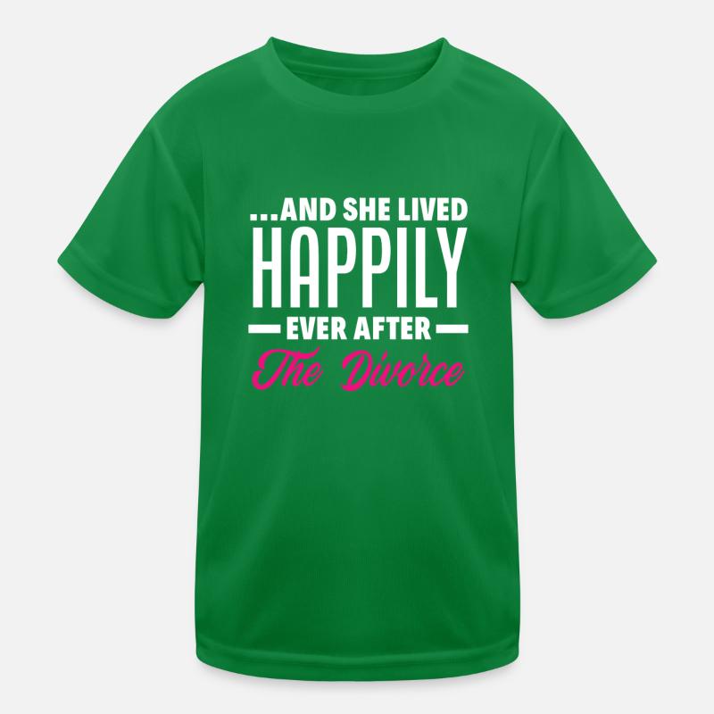 Scheidung Spruch Glückliches Eheende Kinder Funktions-T-Shirt
