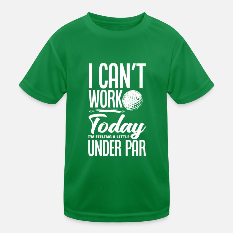 Fun Golf Golf Golfer Gift Kids Functional T-Shirt