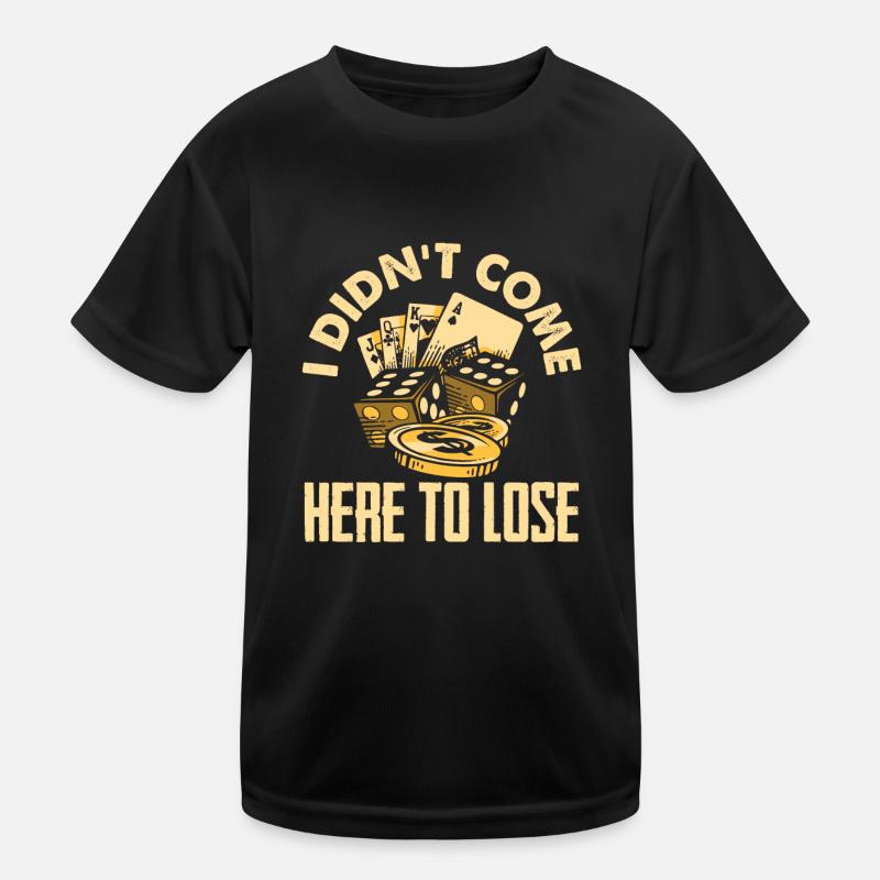 Poker Player Poker Player Poker Gift Kids Functional T-Shirt