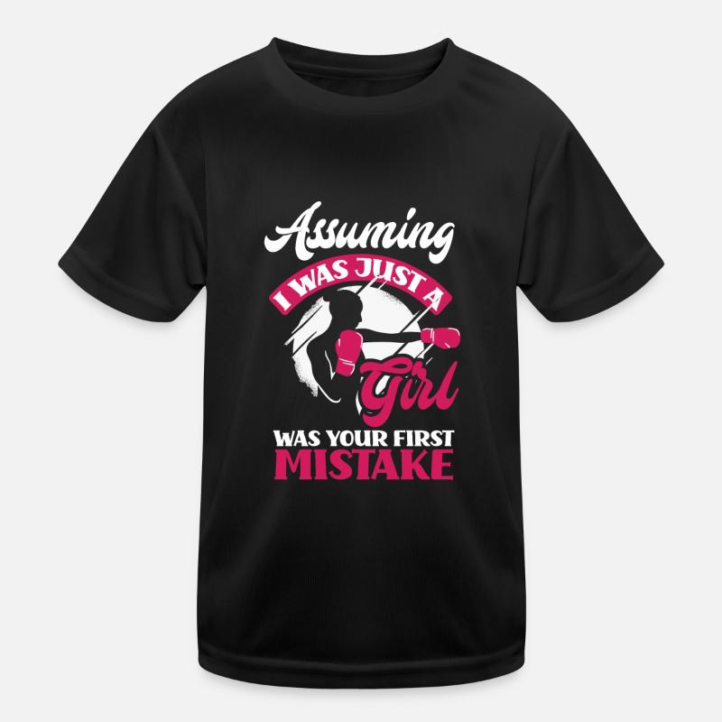 Lustiges Boxen Boxer Geschenk Kinder Funktions-T-Shirt