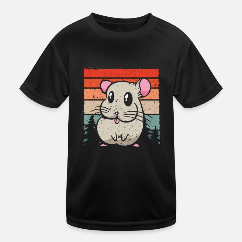 Süßer Chinchilla Vintage Kinder Funktions-T-Shirt