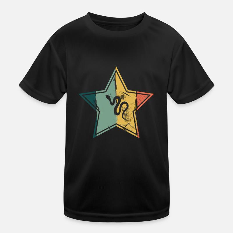 Snake Retro Reptile Python Idée cadeau T-shirt sport Enfant