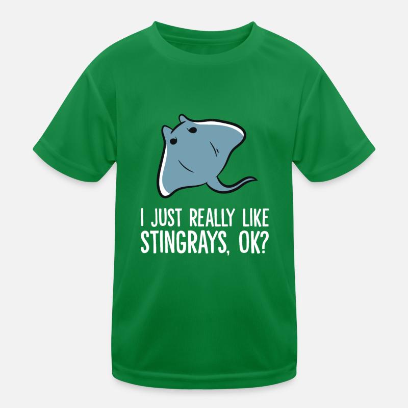 J’aime vraiment Stingrays ok? Drôle de Stingray T-shirt sport Enfant