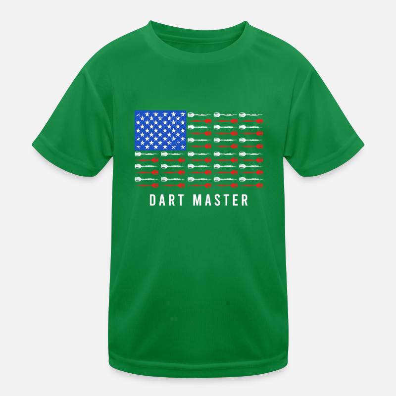 Dart Master USA Fléchettes Flèches T-shirt sport Enfant