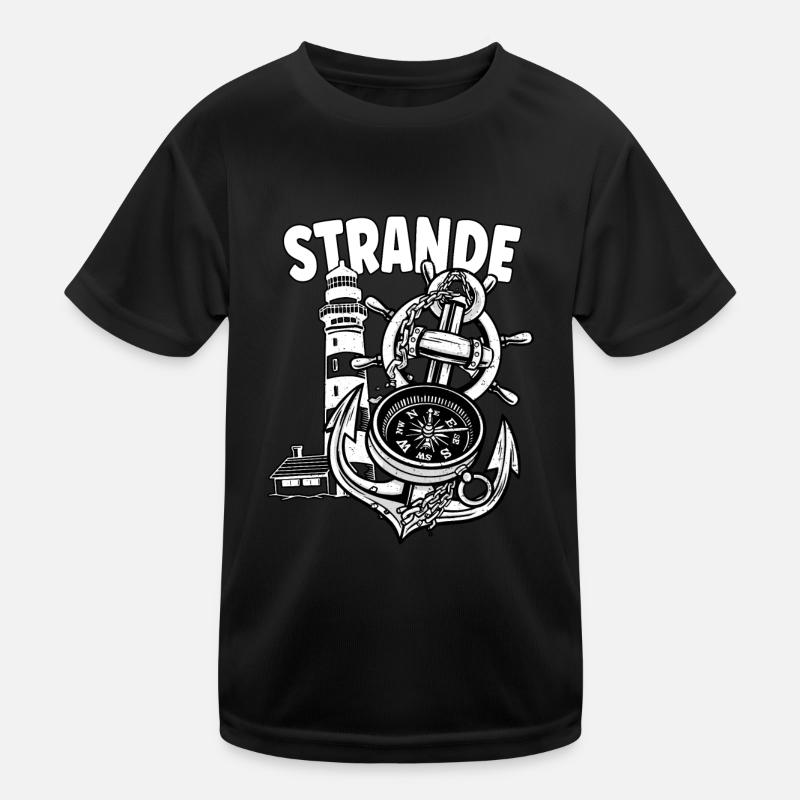 Strande Kinder Funktions-T-Shirt