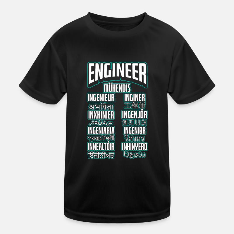 Karriere als Sprachingenieur Kinder Funktions-T-Shirt