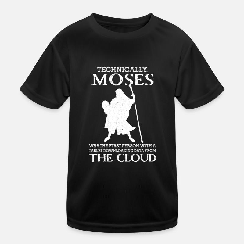 Moises First upload data English tablet Kids Functional T-Shirt