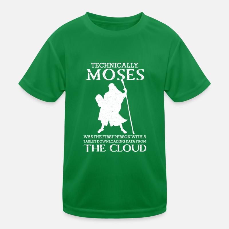 Moises First upload data English tablet Kids Functional T-Shirt