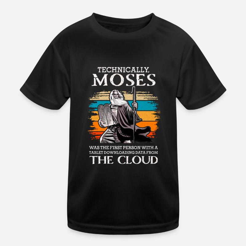 Moises First upload data English tablet Kids Functional T-Shirt