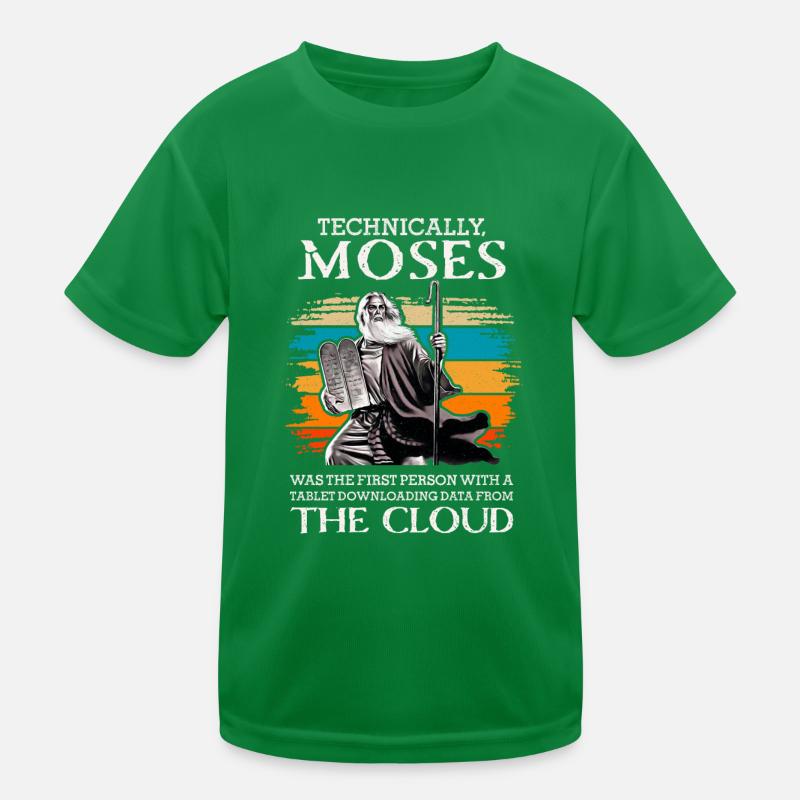 Moises First upload data tablette anglaise T-shirt sport Enfant