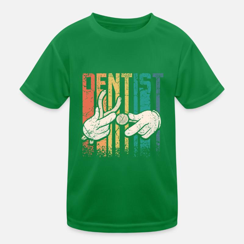 Retro Vintage Dentist Kinder Funktions-T-Shirt