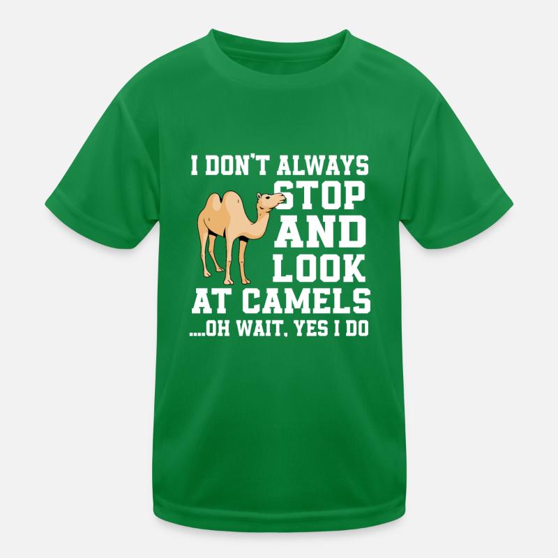 Funny camel proverb Kids Functional T-Shirt