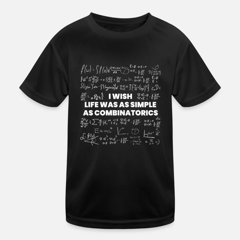 J’aimerais que la vie soit facile en tant que combinateur T-shirt sport Enfant