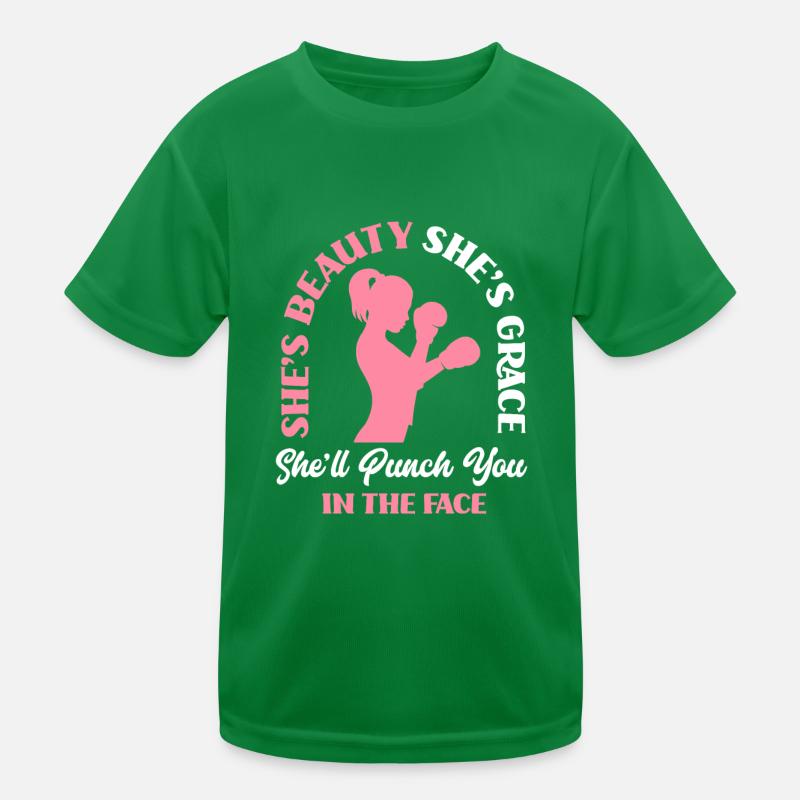 Cadeau Boxer de Boxe Drôle T-shirt sport Enfant