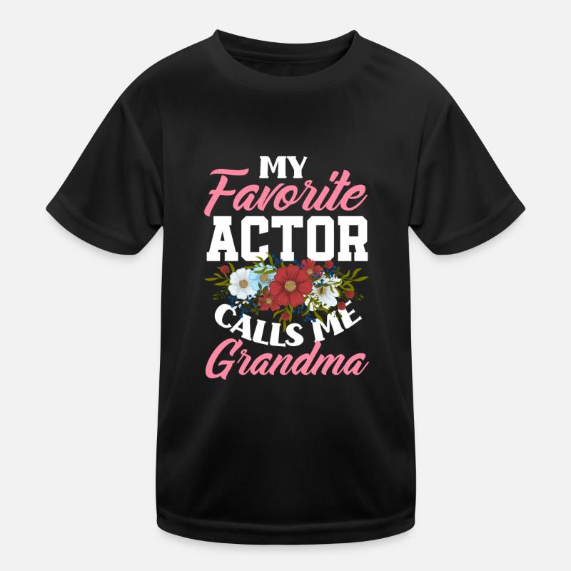 Lustiges Schauspieler Schauspielerin Geschenk Kinder Funktions-T-Shirt