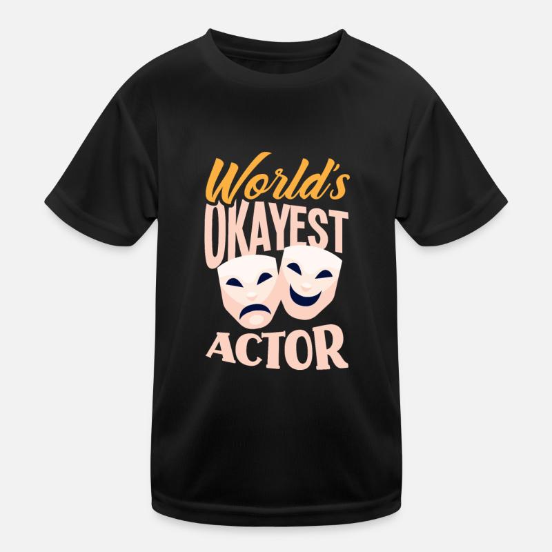 Lustiges Schauspieler Schauspielerin Geschenk Kinder Funktions-T-Shirt